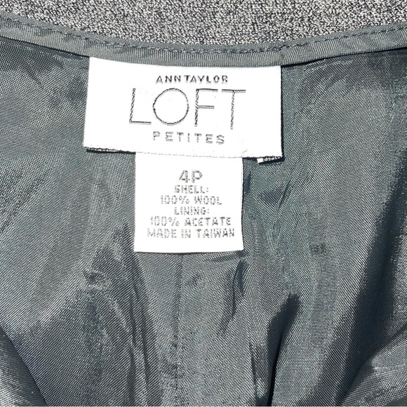 Ann Taylor Loft Womens Dress Pants 100%Wool slacks sz 4P - Picture 3 of 5